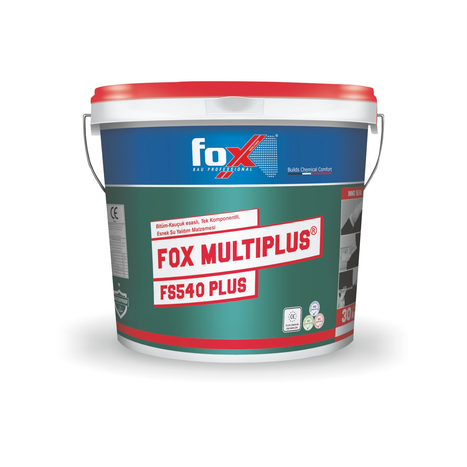 ბიტუმის ჰიდროიზოლაცია FOX MULTIPLUS FS540 PLUS 30kg — თხევადი ჰიდროიზოლაცია